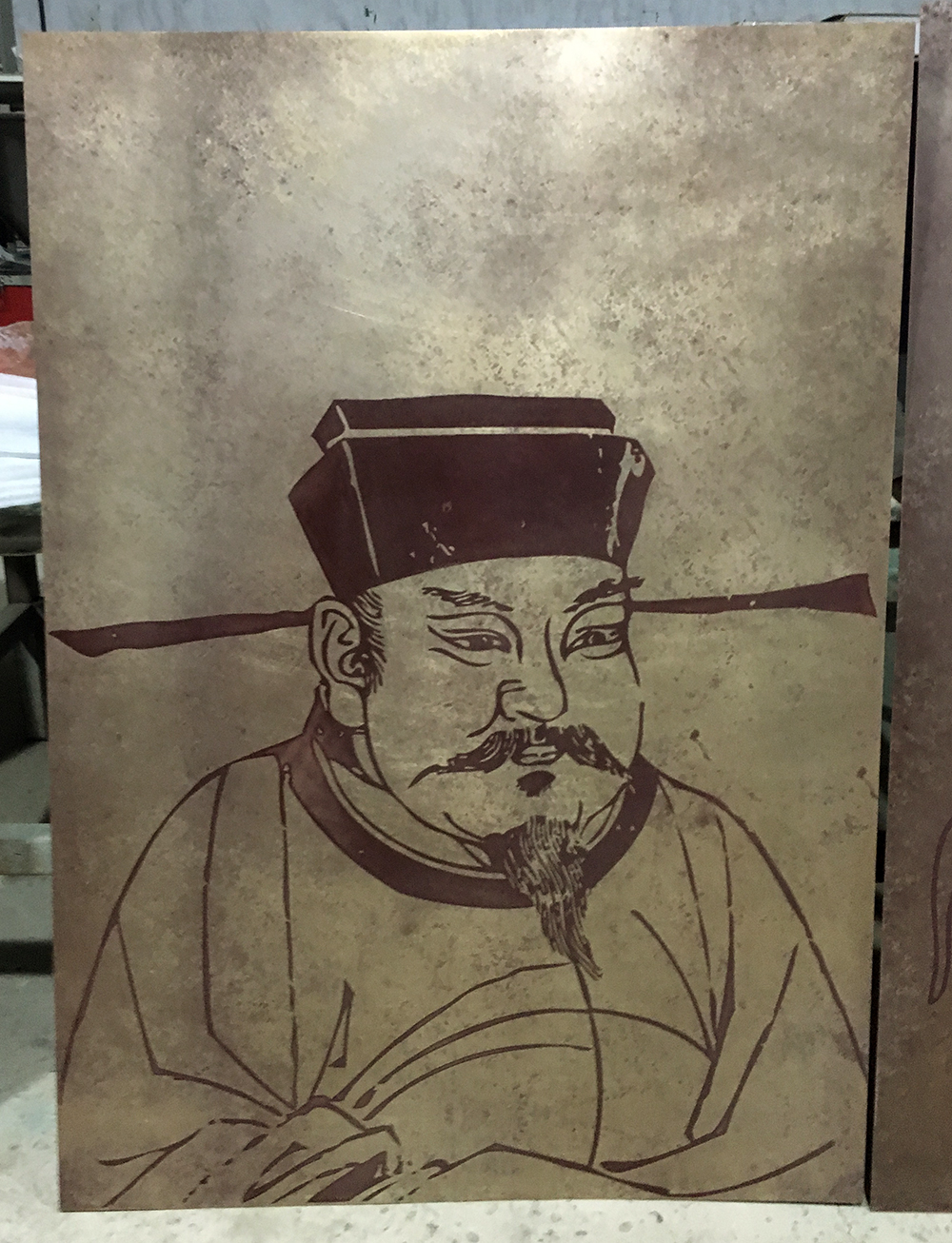 铜板蚀刻画定制