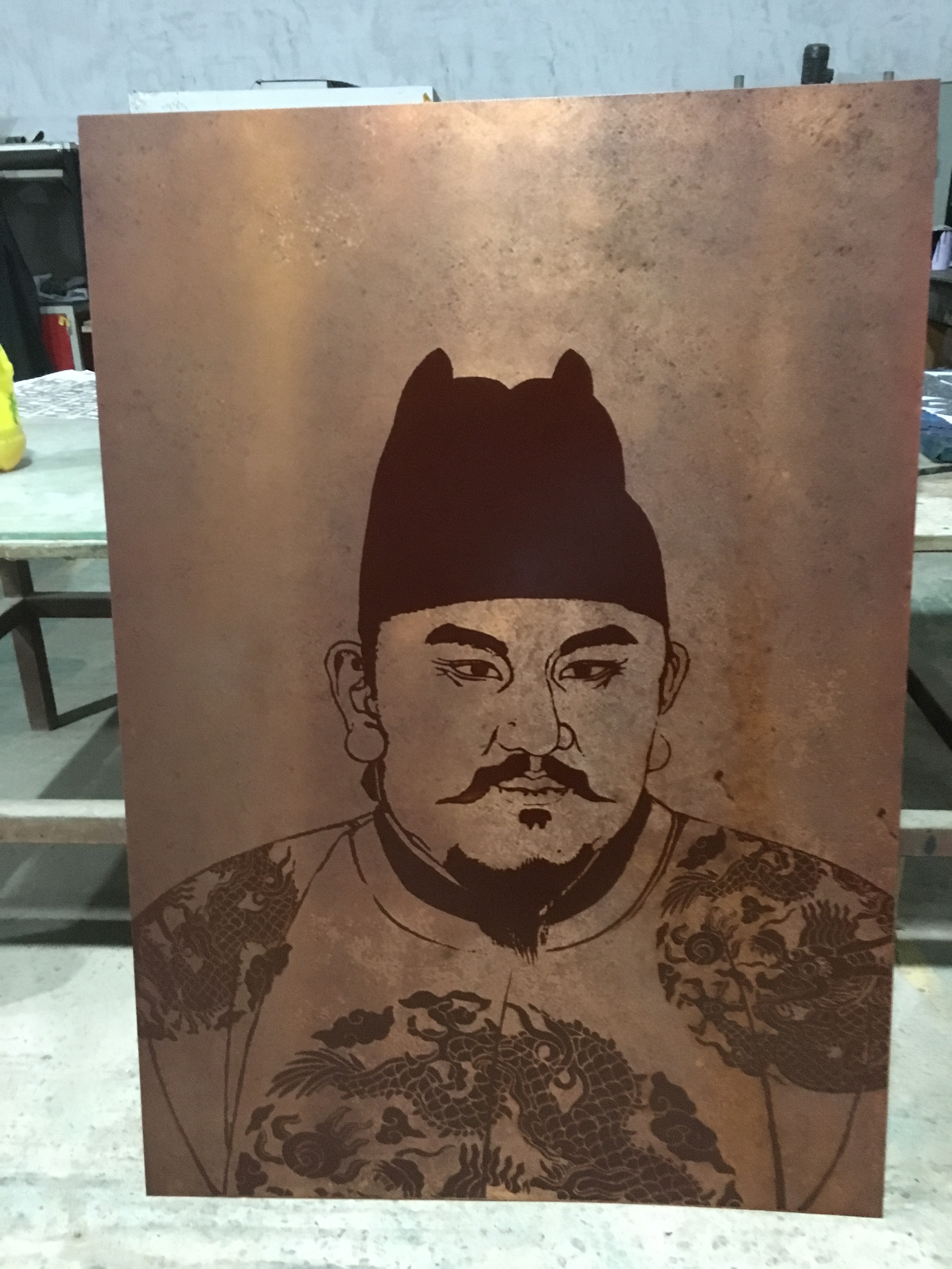 铜板蚀刻画定制